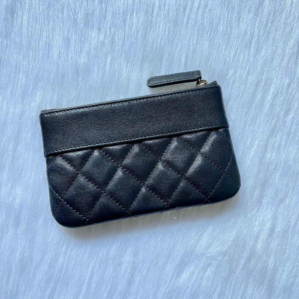 CHANEL sheepskin quilted